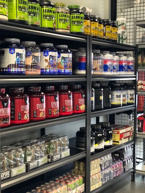 close up of protein supplements - Train Hard Fitness 8180 Oswego Rd. Liverpool, NY 13090 315-409-4764